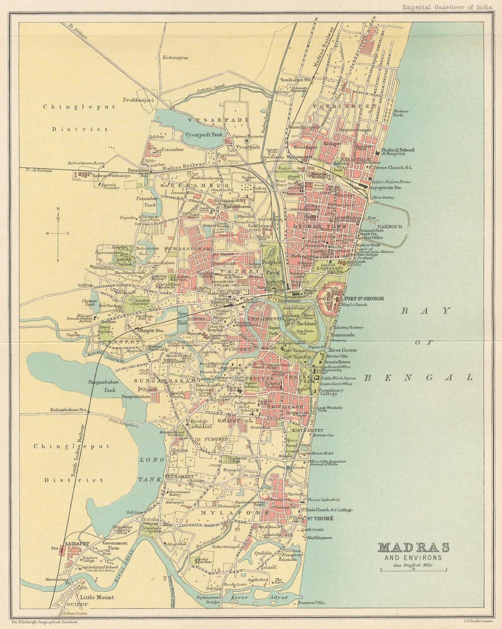 stara karta Chennai