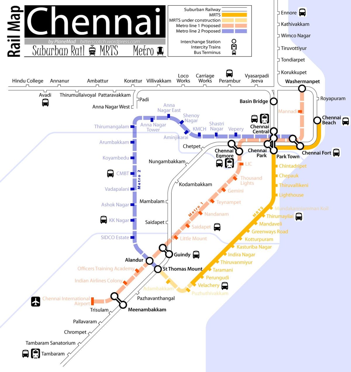 karta za metro u Chennai