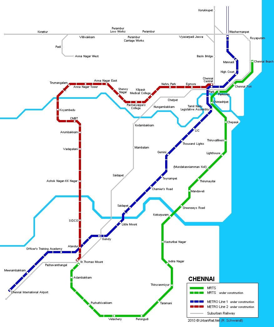 Metro chennai karti