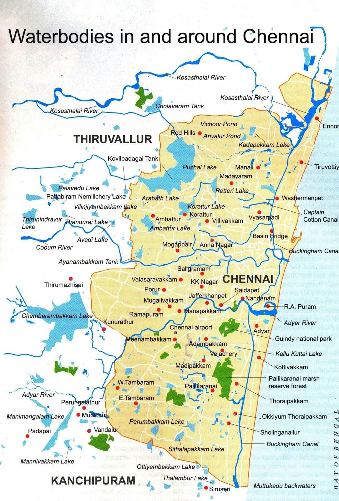 river na karti grada