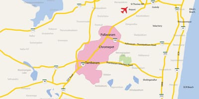 Karta Тамбарам Chennai