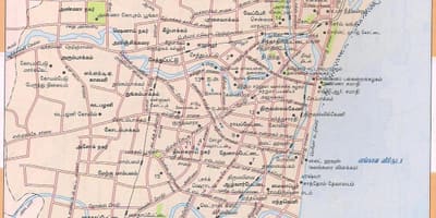Karta rute Chennai