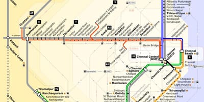 Ченная kartica s autobusnog kolodvora rutama