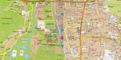 Detaljna karta Chennai