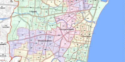 Velike korporacije Chennai karti